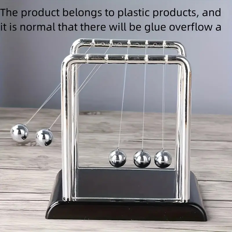 Newton Cradle Large - Newton'un Beşiği Denge Çelik Bilyalı Öğretim