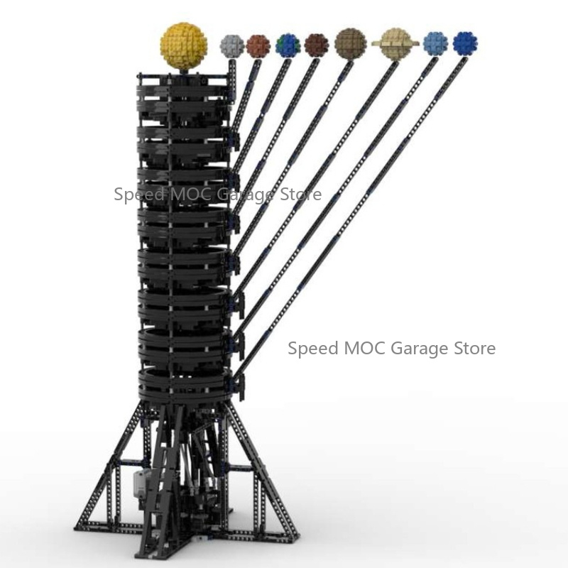 Solar System Orrery - MOC-38774 Mekanik Güneş Sistemi 8 Gezegen