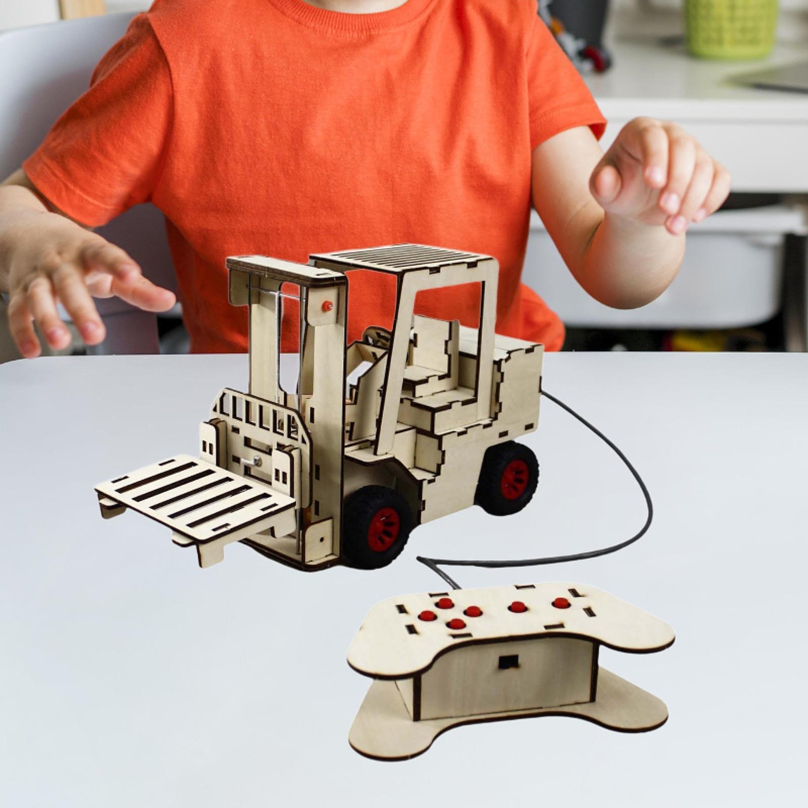 Science And Invention - Ahşap Mekanik Yapı Oyuncakları Küçük Buluşlar