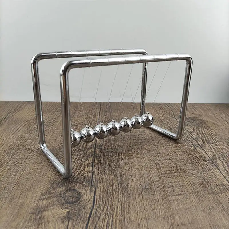 Newton Cradle Large - Hareket Dengesi Makinesi Newton Beşiği Çelik