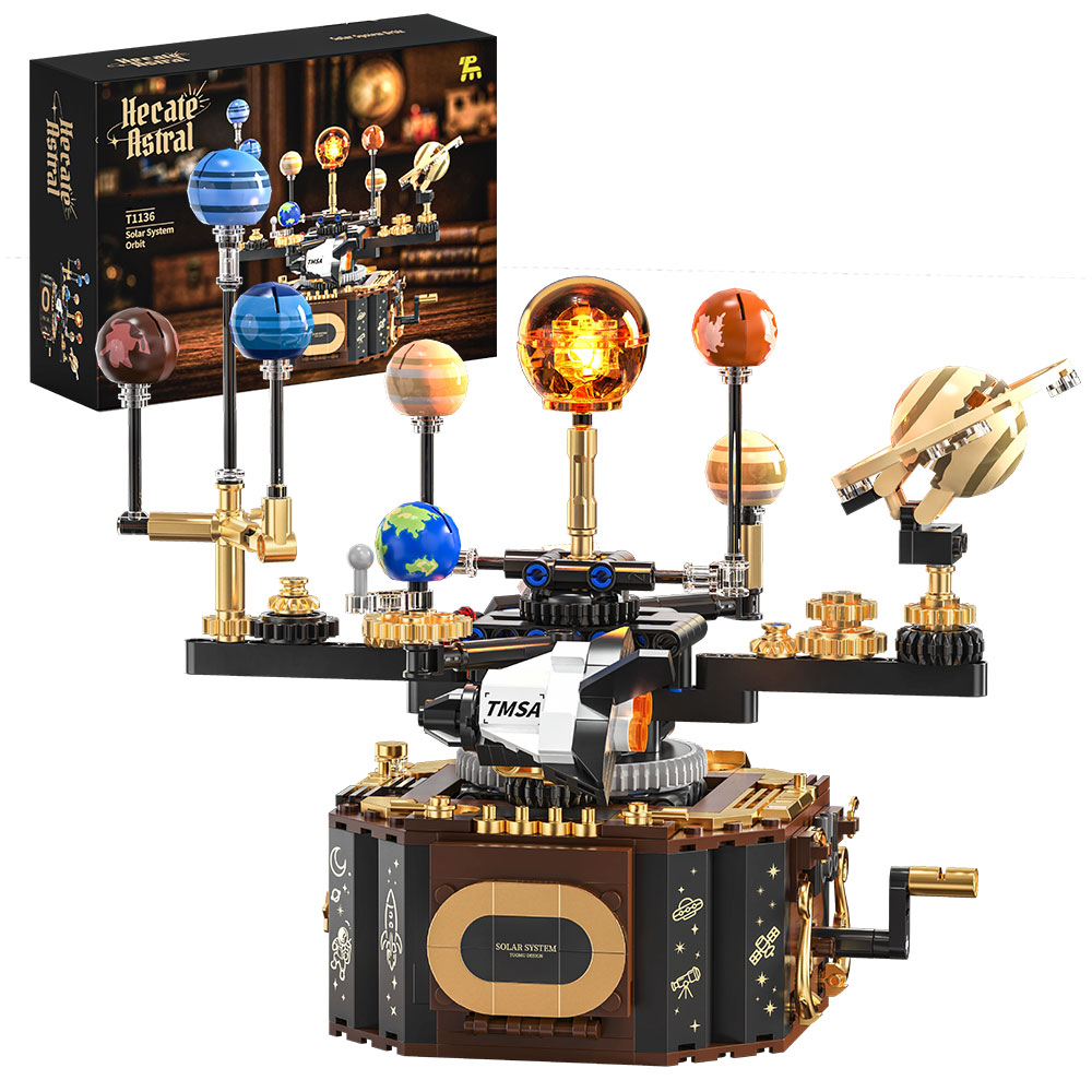 Solar System Orrery - Teknik Güneş Sistemi Orrery Yapı Taşları