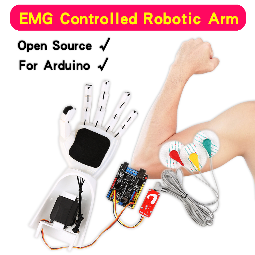 EMG sensörü robotik kol elektr - Science Robot incelemesi ve fiyatı