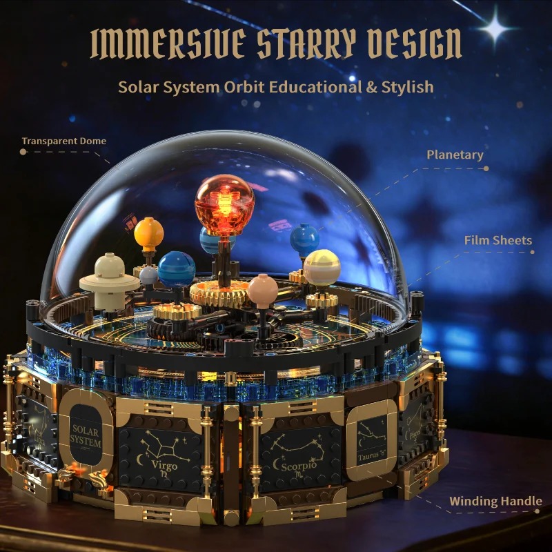 Güneş Sistemi Müzik Kutusu Yap - Solar System Orrery incelemesi ve fiyatı