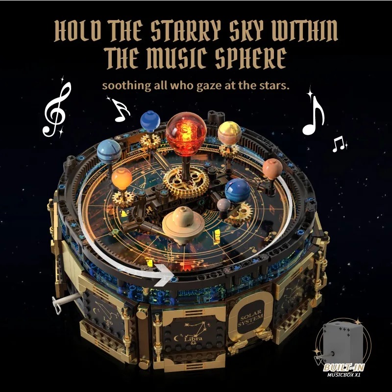 Güneş Sistemi Müzik Kutusu Yap - Solar System Orrery incelemesi ve fiyatı