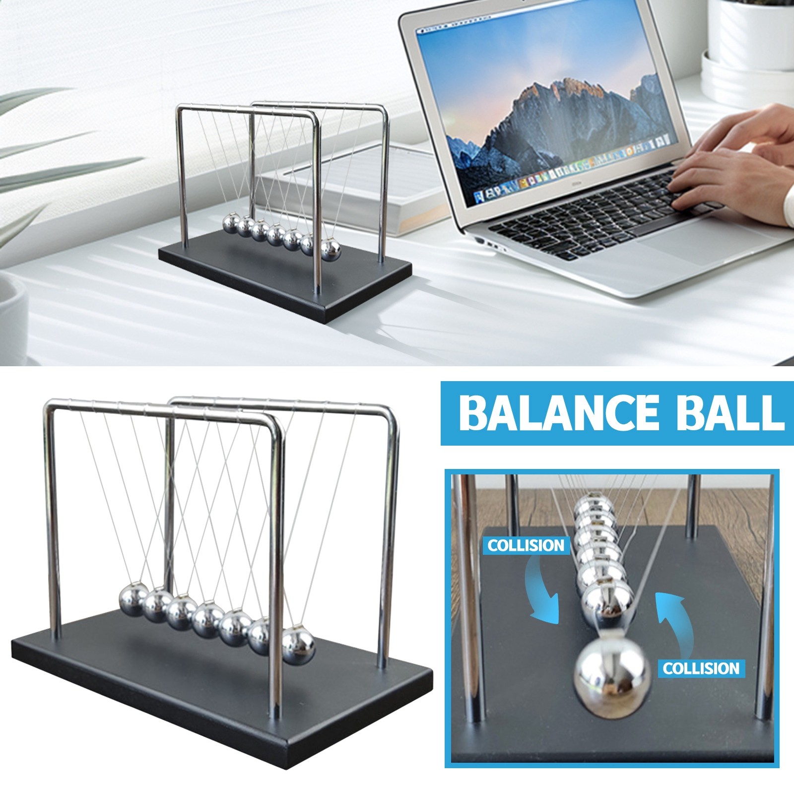 7 top Mekanik Eğrisi Newton Sa - Newton Cradle Large incelemesi ve fiyatı