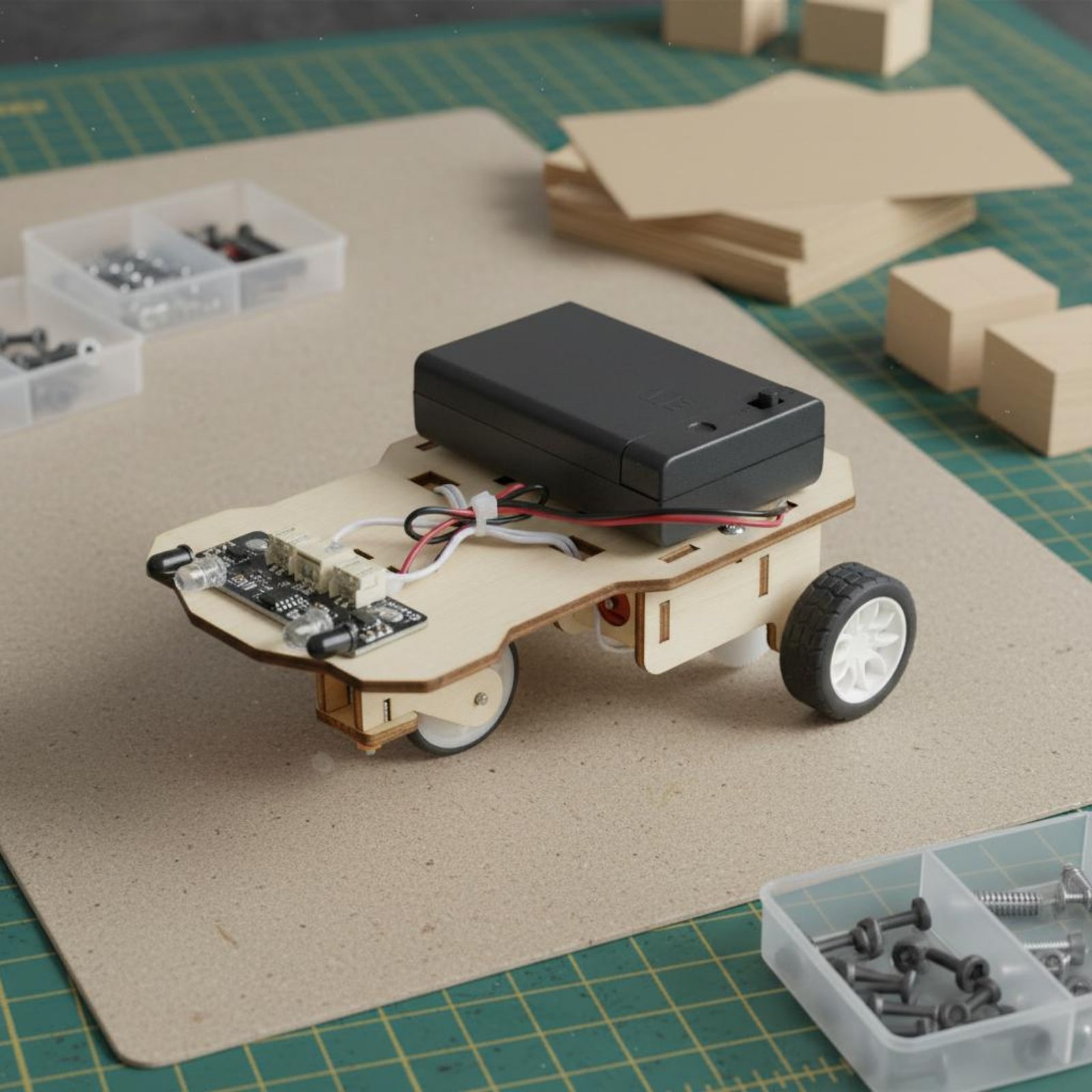 Ahşap Akıllı Araç Kiti Bilim v - Science Robot incelemesi ve fiyatı